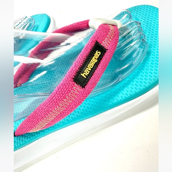 Havaianas Blue Fuchsia Tradi Zori  Unisex Flip-Flops - Picture 8 of 16